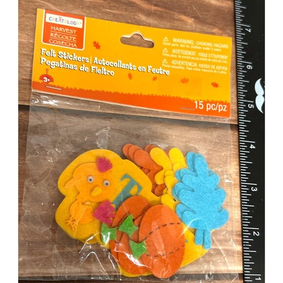 Creatology Foam Felt Autumn fall Stickers Set embellishment owl squirrel pumpkin - Picture 7 of 14